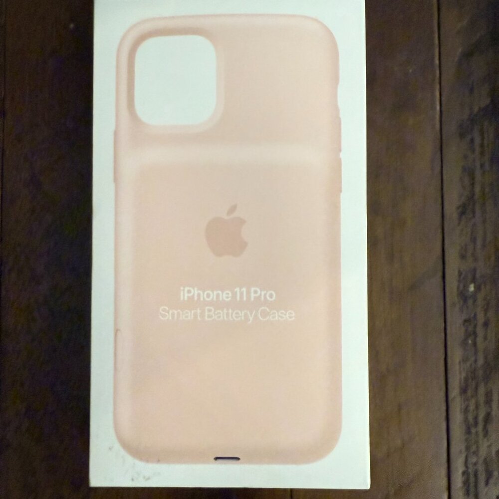 Genuine Apple iPhone 11 Pro Smart Battery Case - Pink Sand Color - Gently Used